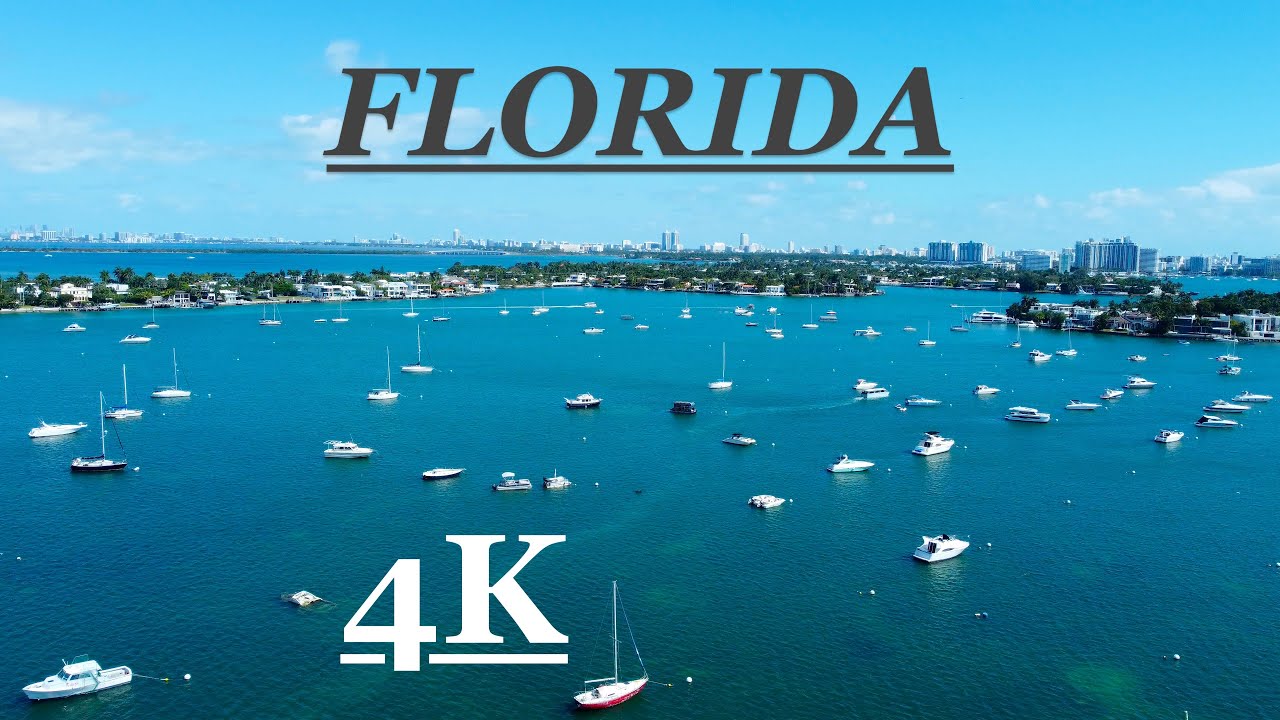 South Florida With Relaxing Beats, Miami Skyline, Beaches, PortMiami, Cruise Ships, & More.