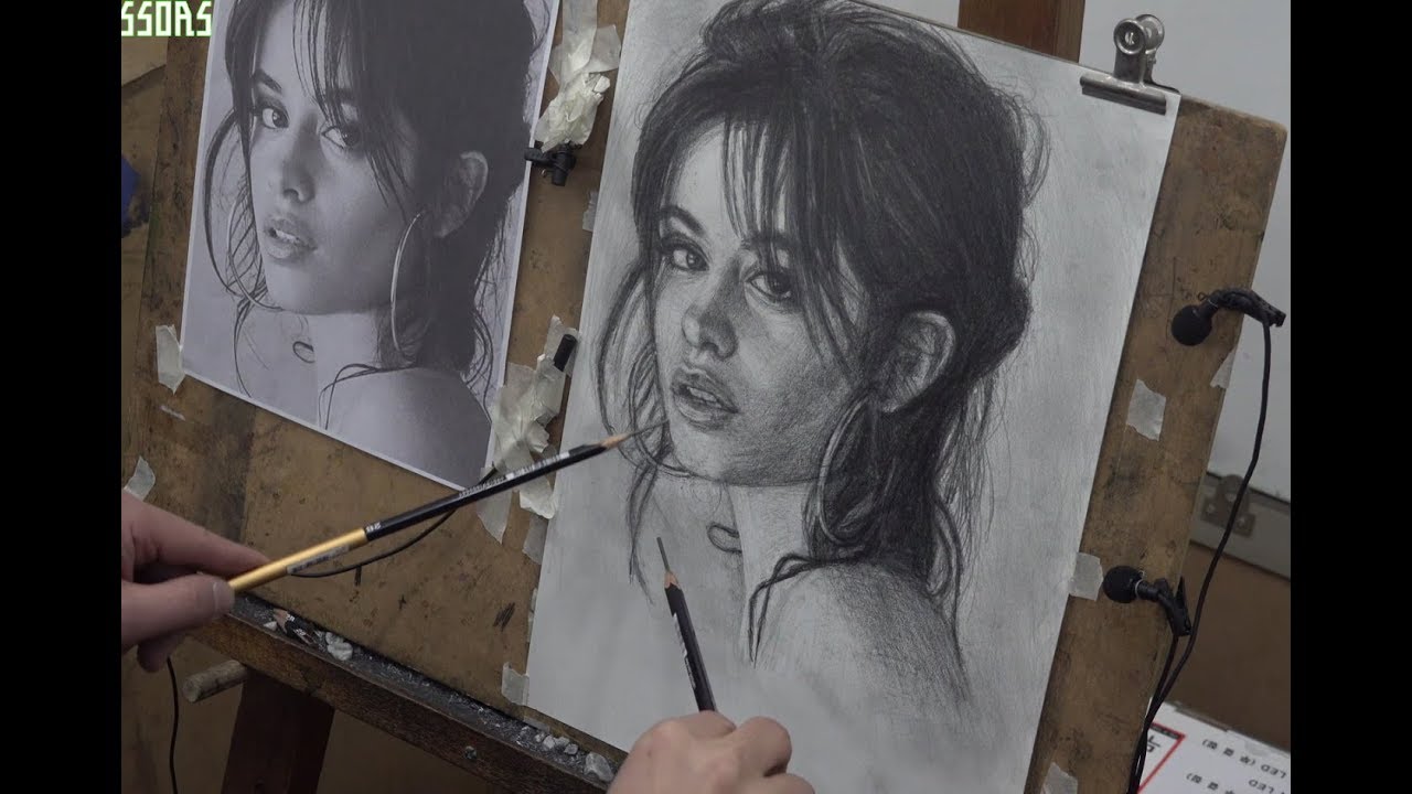 ASMR Drawing Practice(22th) Camilla cabello  our endless idol singer HAVANA