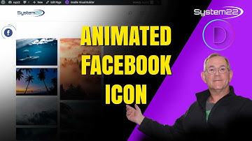 Divi Theme Add An Animated Facebook Icon