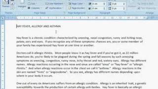 Microsoft Word 2007 Training Courses