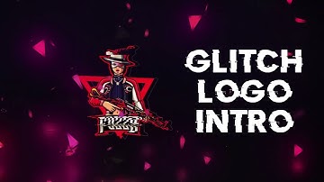 GLITCH LOGO INTRO | ANIMATION | AFTER EFFECTS | PUBG | GAMING