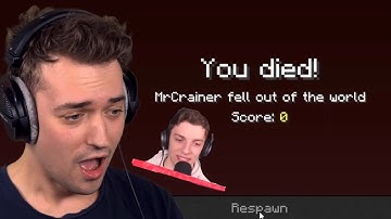 The First Time Crainer plays against Slogo with Lucky Block Islands in Minecraft