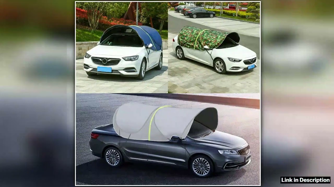 Car Sunshade Portable Removable Folding Carport Car AntiUV Tent Sunshade Car Protective Umbrella