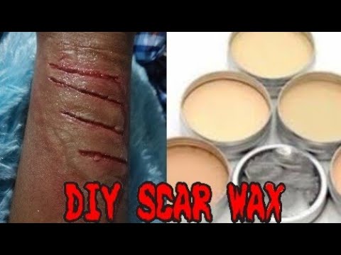 DIY Scar Wax[Petroleum Jelly & Flour] - YouTube