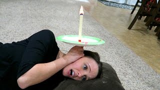 HAIR ON FIRE PRANK!!