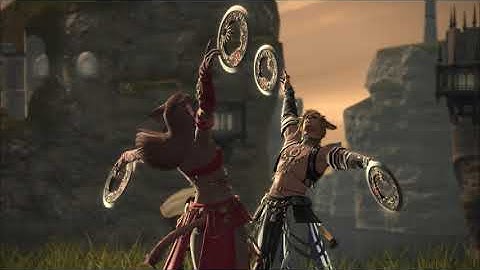 Final Fantasy XIV Lvl 80 Dancer job quest cutscene
