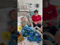 His Reaction Melted My Heart #ninjakidz  #cancerawareness