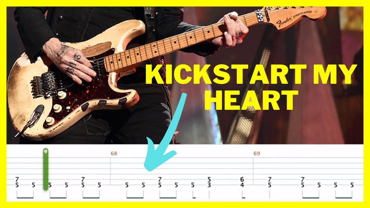 🔴 Quieres TOCAR Kickstart my Heart en GUITARRA (DESCUBRE tus tablaturas COMPLETAS) YouTube