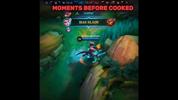 Moment before cooked💀