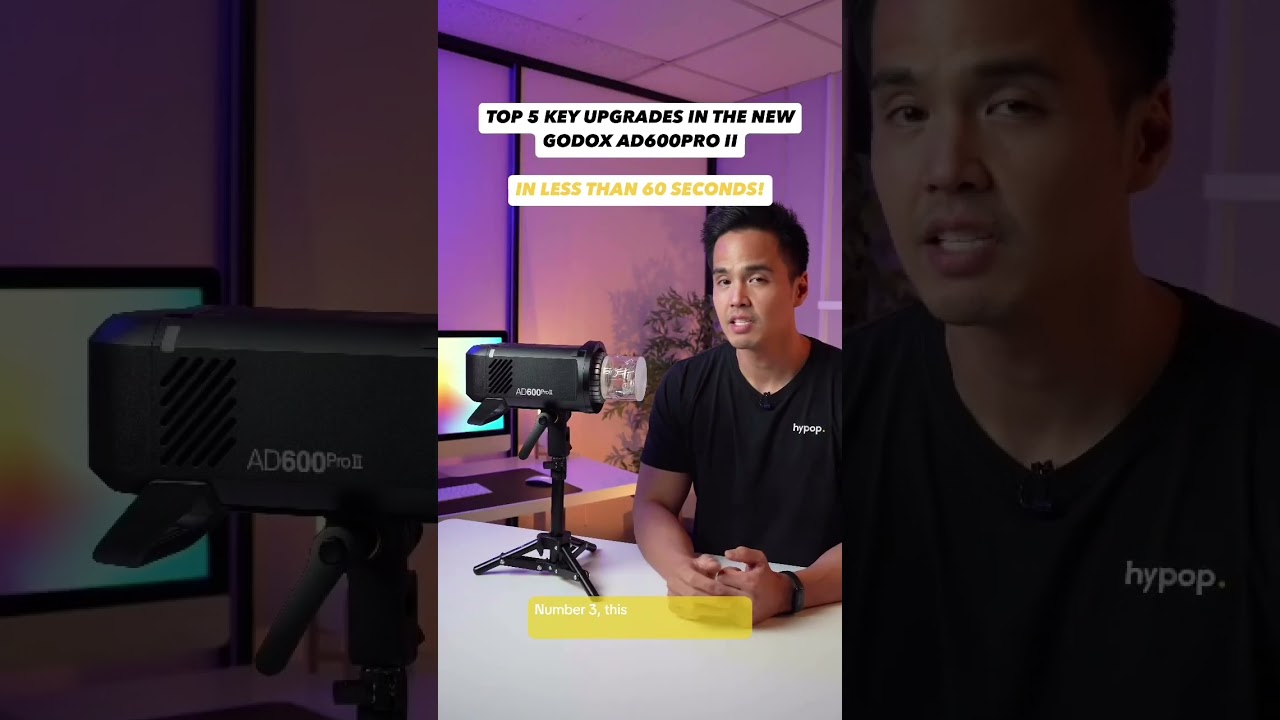 Top 5 Key Differences in the new Godox AD600Pro II in Less than 60 Seconds! 🤯 #godox #comparison