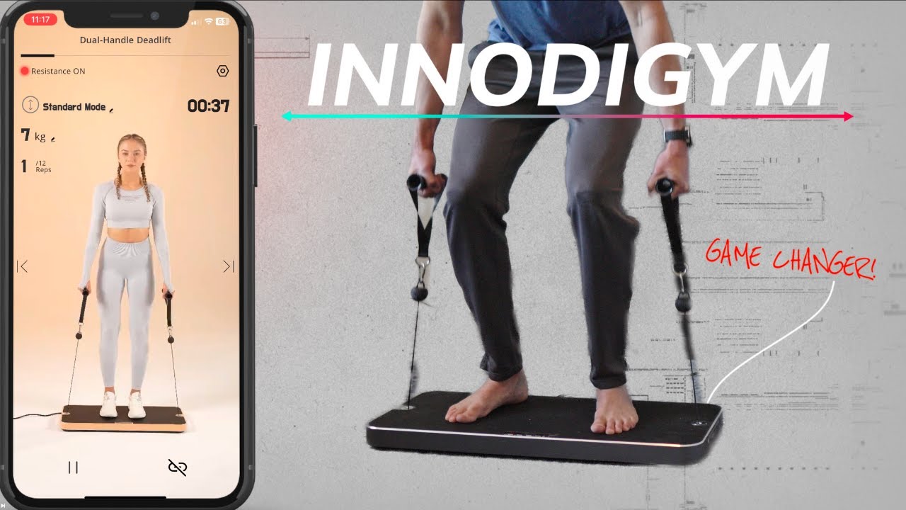 INNODIGYM P1 LITE PLUS | Digital Gym Home Fitness Equipment - YouTube
