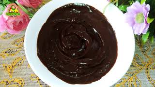 صلصة الشوكولاتة بابسط مكونات راح تعتمديها دوم لتزيين الكيك والحلويات وعمل الحشوات