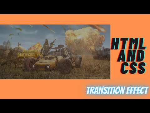 Transition Effect using Css||HTML and CSS effects||Poor Coder
