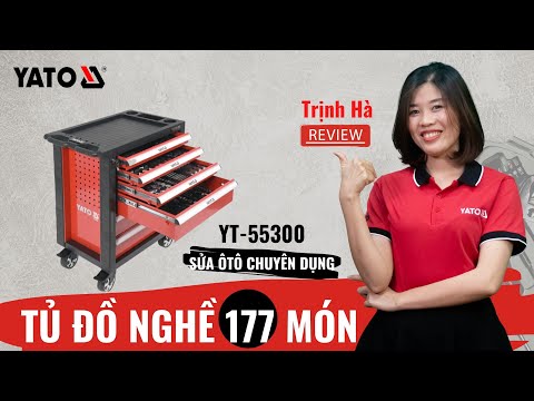 Video GIỚI THIỆU TỦ ĐỒ NGHỀ 177 CHI TIẾT YATO YT-55300 - youtube