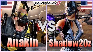 Tekken 8  ▰  Anakin (Jack 8) Vs Shadow20z (Zafina) Ranked Matches!