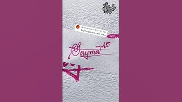 Stylish Name | Sayma | Stylish Signature | Calligraphy Signature