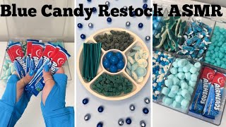 *Asmr* Blue Candy Restock 🍬💙|Asmr Compilations/Satisfying/ Tiktok Compilations