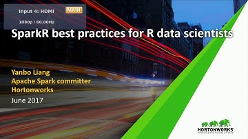 SparkR best practices for R data scientist