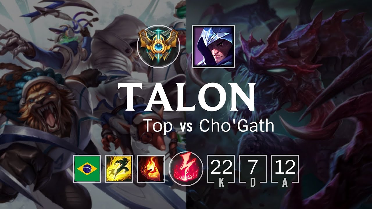 Talon Top vs Cho'Gath - BR Challenger Patch 8.24