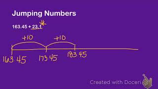 Adding Decimals Strategy 2: Jumping Strategy