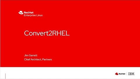 Convert2RHEL