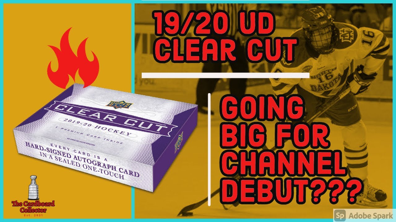 19/20 Upper Deck Clear Cut Box Opening