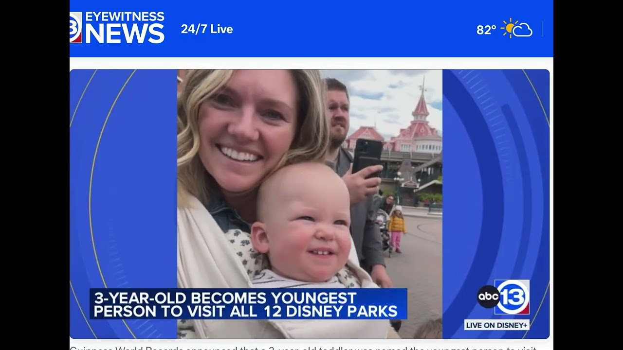 Bootsie Darrington Wins Guinness World Record For Being The Youngest To Visit Every Disney Park