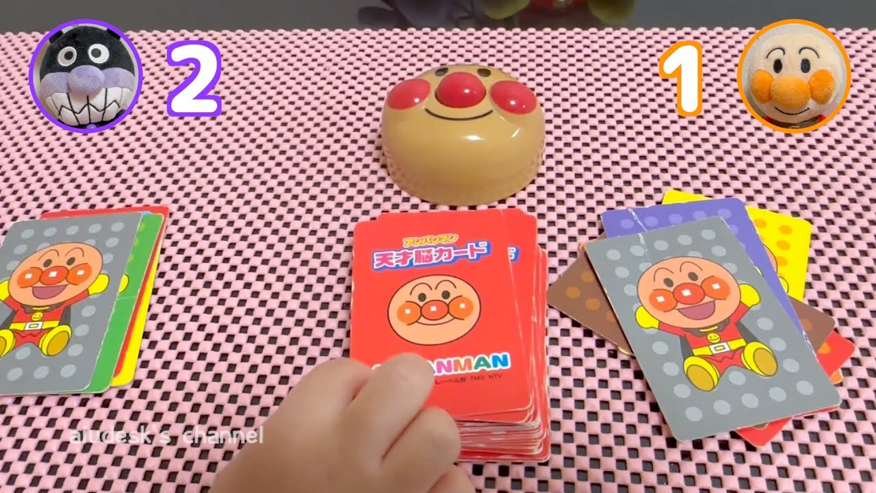 アンパンマン⭐︎ママさん専用 Anpanman Card Game Maa-chan's Toy - YouTube