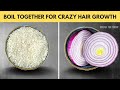 Boil Rice 🍚 + Onion 🧅 | HAIR GROWS LIKE CRAZY ✔ Strengthens Hair and Prevents Hair Loss