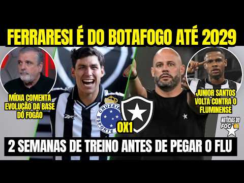 FERRARESI IS DEFINITIVELY A BOTAFOGO PLAYER! BOTAFOGO WILL USE THE WEEK TO PREPARE FOR THE CLASSIC!