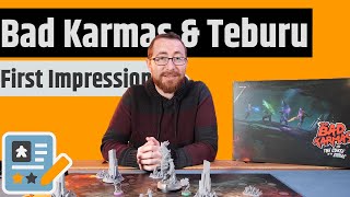 The Bad Karmas And The Curse of the Zodiac First Impressions....& The Teburu Console Bad Karma Board Game