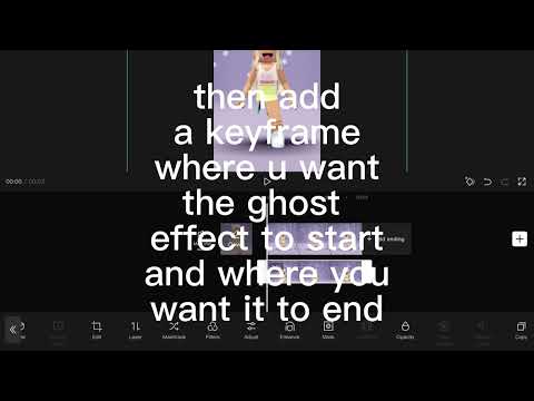 How to Make a Smooth Ghost effect on Capcut!!⋆·˚ ༘ * || @auriqyy.