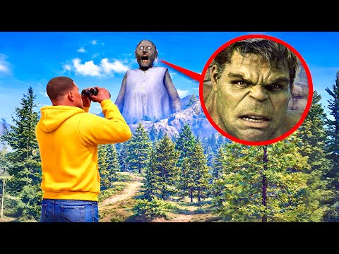 GTA V : Granny is BACK! Franklin & Hulk Escape Horror Night in GTA 5 Telugu ๐ฑ