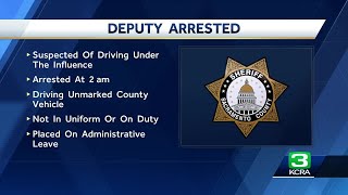 Sacramento County deputy accused of DUI