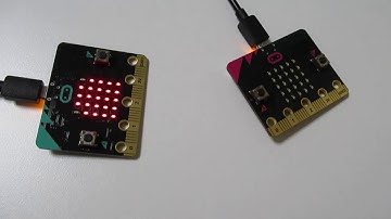 2台のmicro:bit（マイクロビット）の距離を可視化