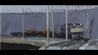 ムサシノモデル  EF65PFレール輸送工臨列車 チ チキ チ 編成　HOゲージ　16番　【田端PF日記③】