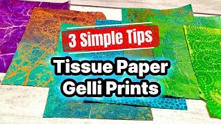 Tissue Paper for the Win! Beautiful Collage Papers. 📜