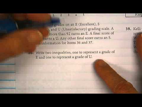 34-37 Literal Equations and Simple Inequalities