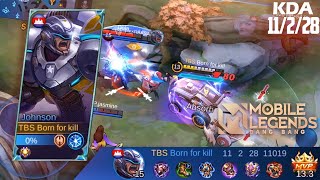 Next Level Driver! 100% Perfect Map | JOHNSON CRAZY DRIVING | MOBILE LEGENDS