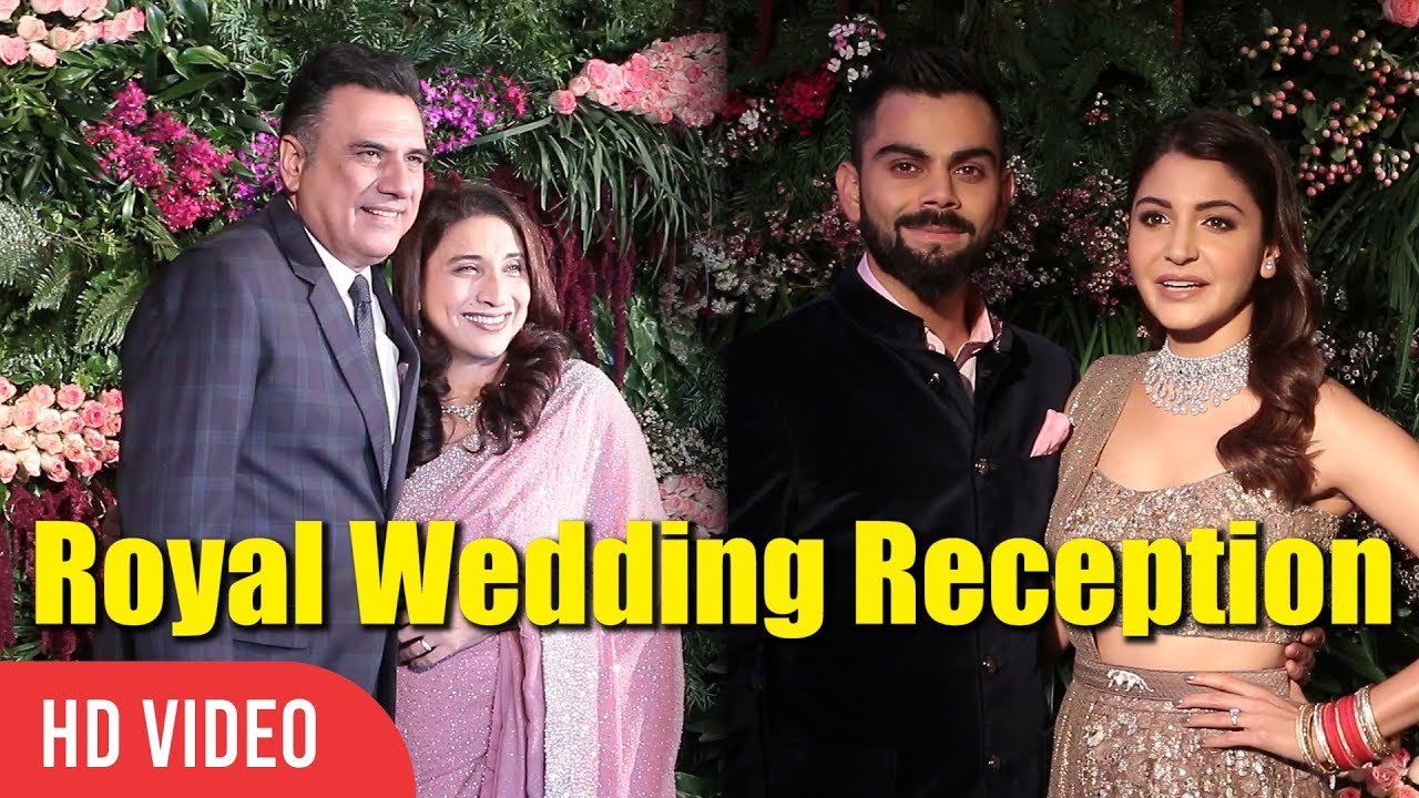 Boman Irani With Spouse Zenobia Irani At Virat Kohli And Anushka Sharma's Wedding Reception