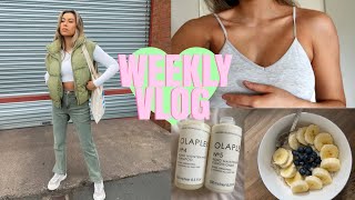 PAMPER EVENING / TANNING ROUTINE &amp; OLAPLEX REVIEW | weekly vlog