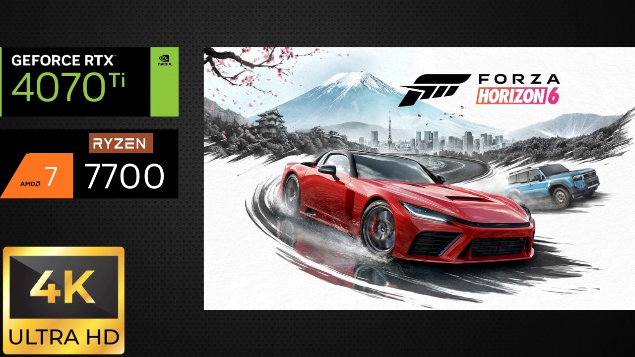 Forza Horizon 6 - High+RT preset - RTX 4070 Ti 12 GB - 4K