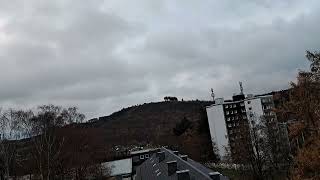 Morgenrotvideo Von Meiner Mutter Heute Morgen Mit Orkanböen Und Regen Dabei In Meschede. 20.11.2023.