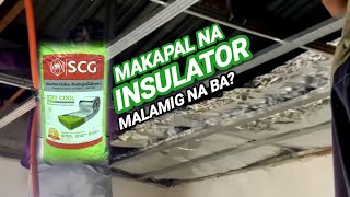 Makapal na insulator (SCG) para maalis ang init sa kisame, cool ceiling