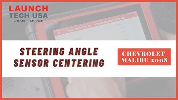 Chevrolet Malibu 2008 |Steering Angle Sensor Centering  | X-431 Throttle