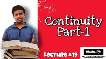 Continuity Part-1 | Lecture #19 | Maths Book | Tamil