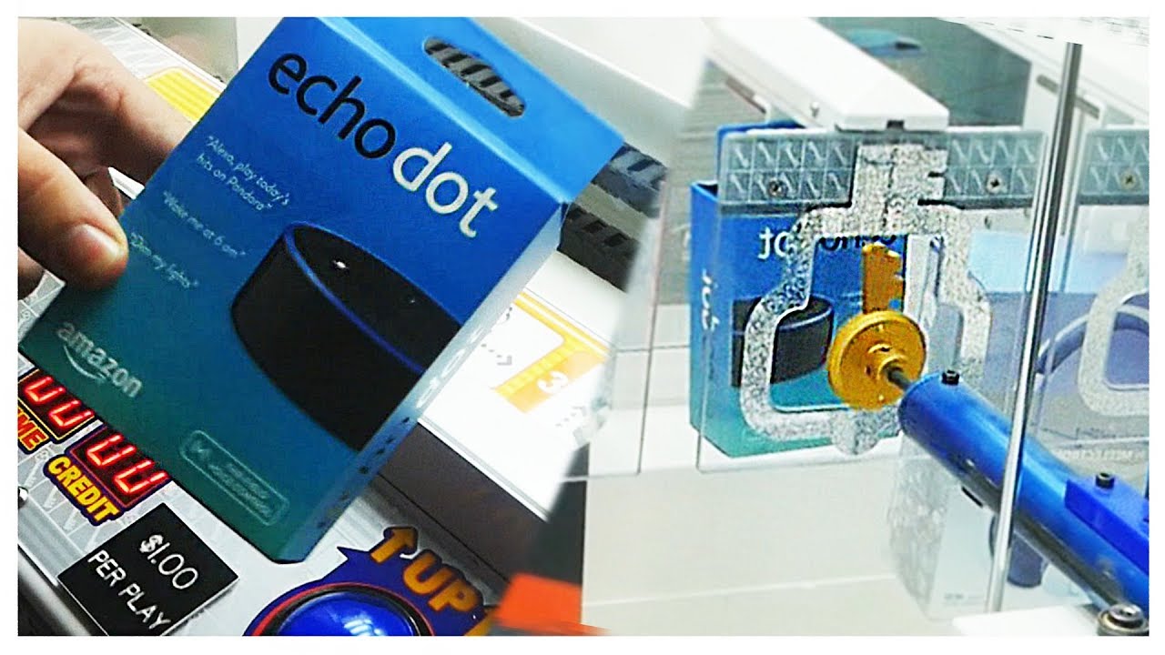 I WON AN ECHO DOT FOR $3 || Keymaster Arcade WIN!