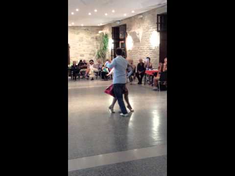 François Saulnier et Lucia Lerendegui - festival tango Barjac 1/3- Saint-Germain-en-Laye, Versailles