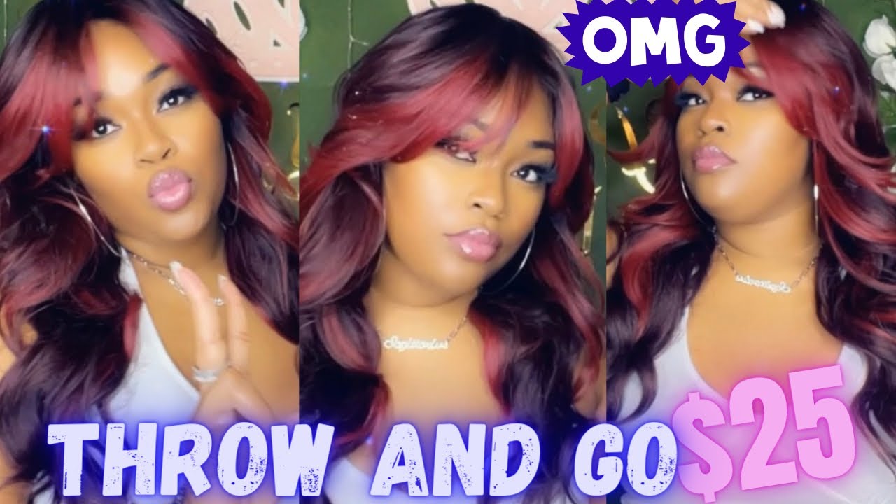 $25 THROW AND GO! Fretress Equal Lite CURTAIN BANG Wig 013 