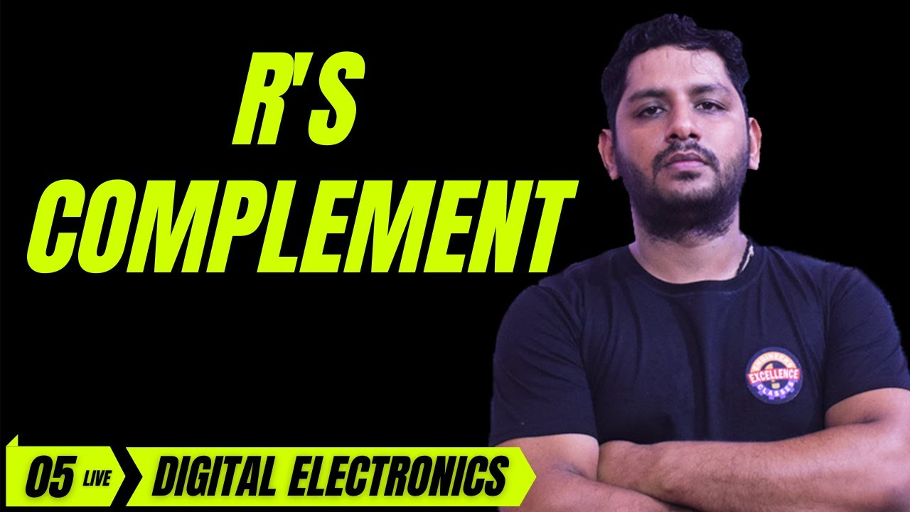 R's complement -05 (digital electronics full course) Daily Live - YouTube